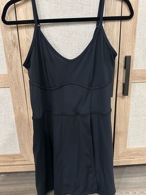 Joy lab black athletic dress with built in shorts